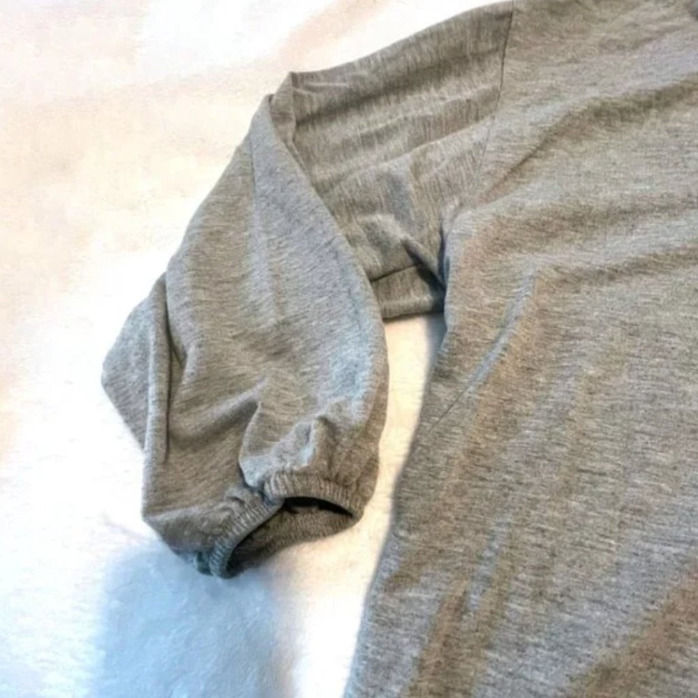Aerie Grey Lightweight Oversized Hoodie - Picture 3 of 6